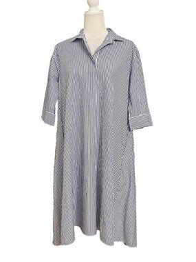 uniqlo a line linen dress Endless Rose main image 1